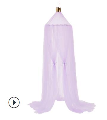 Di nuovo modo Del bambino Retine E Zanzariere Principessa cupola Letto A Baldacchino per Bambini Biancheria Da Letto Rotondo Del Merletto di Zanzara Netto per Il bambino Che Dorme 7 colori: leggero viola