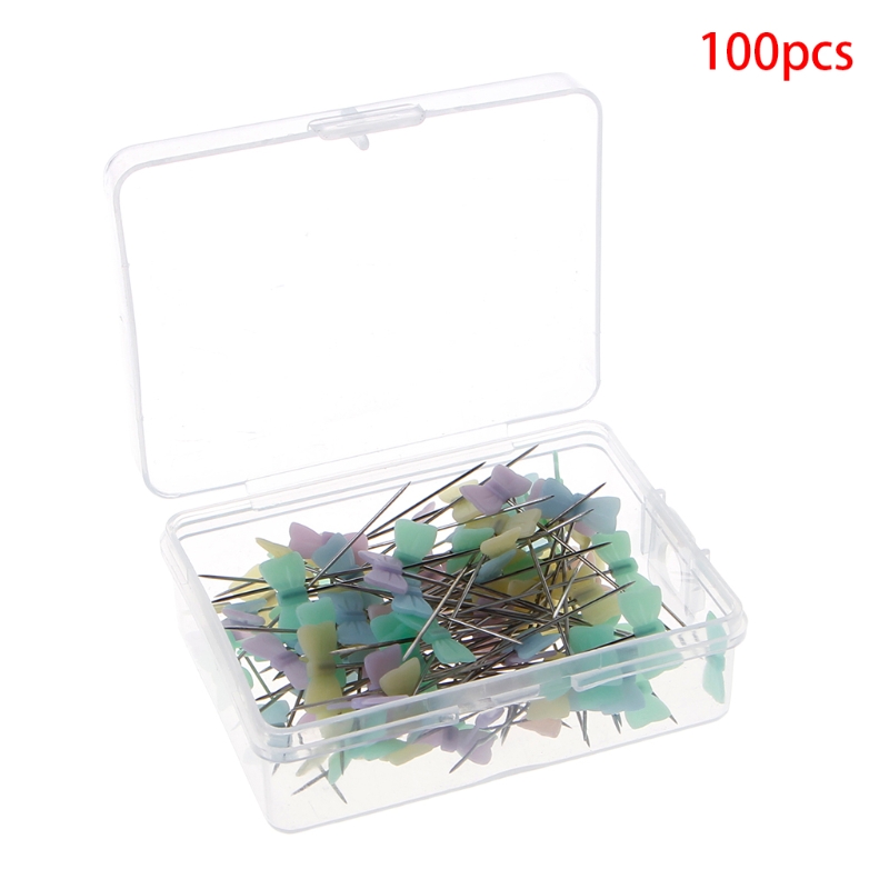 100 Pcs Push Pins Bowknot Style Positioning Needle... – Grandado
