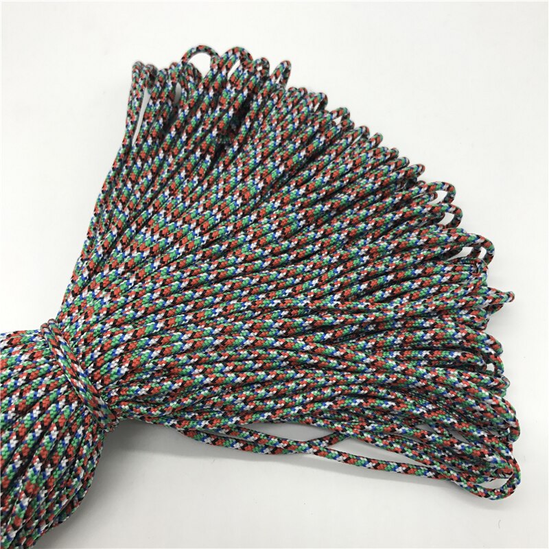 10 jardów/Lot 2mm linka spadochronowa smycz liny Mil Spec typu jeden Strand wspinaczka Camping Survival sprzęt DIY biżuteria, dzięki czemu: 34