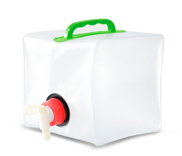 Outdoor Folding Water Bag Large Capacity Portable Water Bag Big Container Kettle Plastic Bucket Camping Equipment Supplies