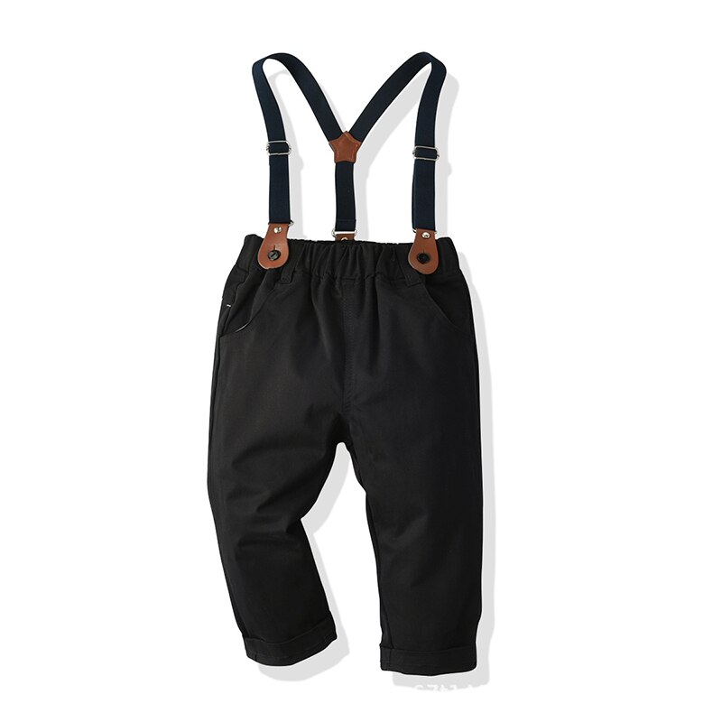 Pantalon en coton noir uni pour garçon | Tendance,: 2T