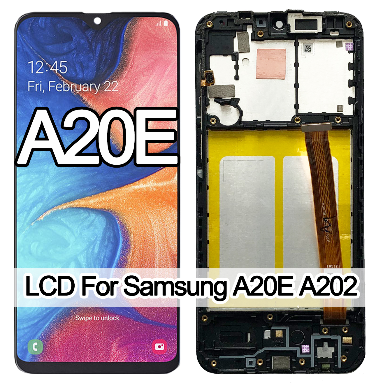 5.8 ''Incell LCD Voor Samsung Galaxy A20e A202 A202F A202DS Lcd Touch Screen Digitizer Vergadering A20e LCD vervanging