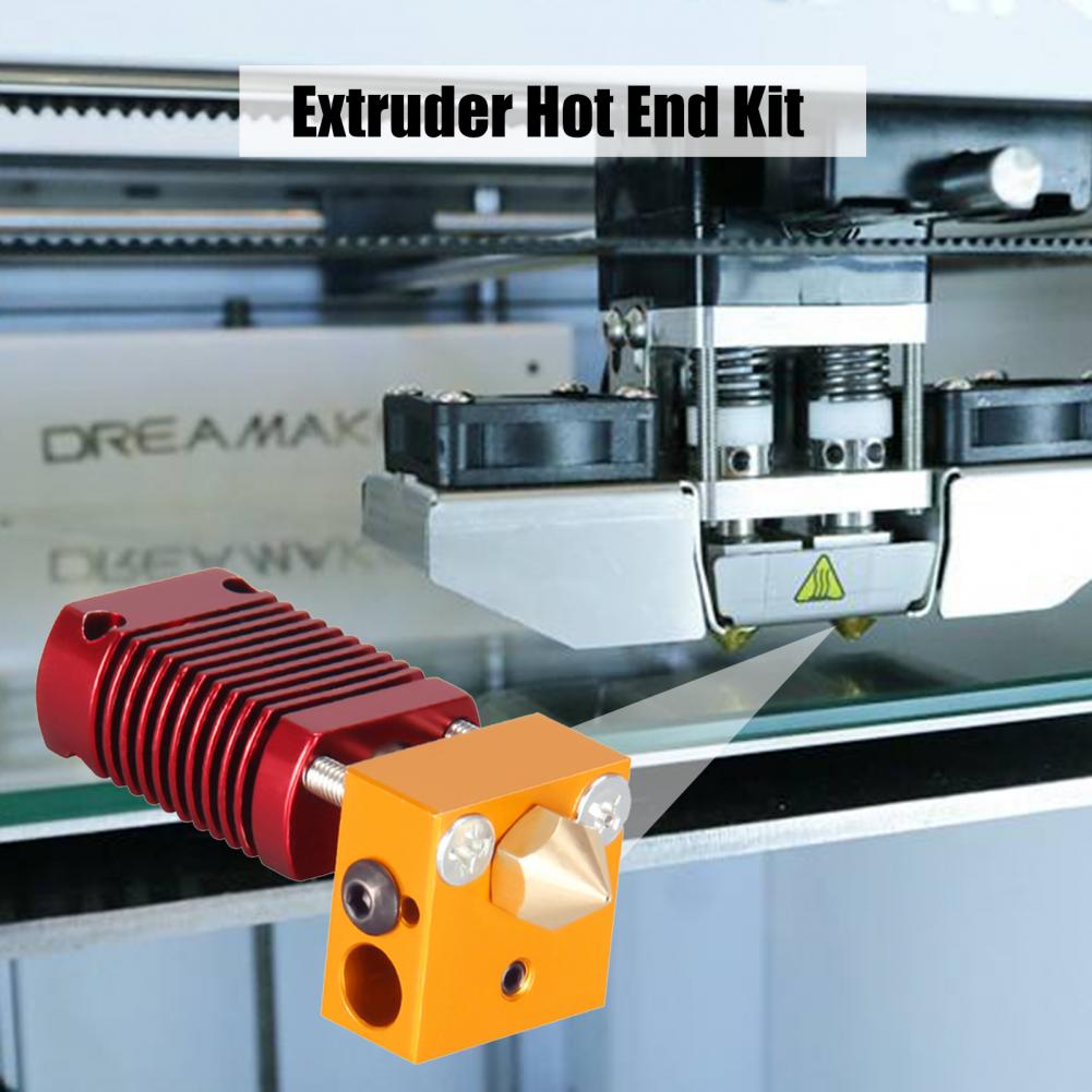 Extruder End Kit CR10 Extruder Heating Aluminum Block Print Head Nozzle Thermistor 3D Printer Extruder Heating Print Head