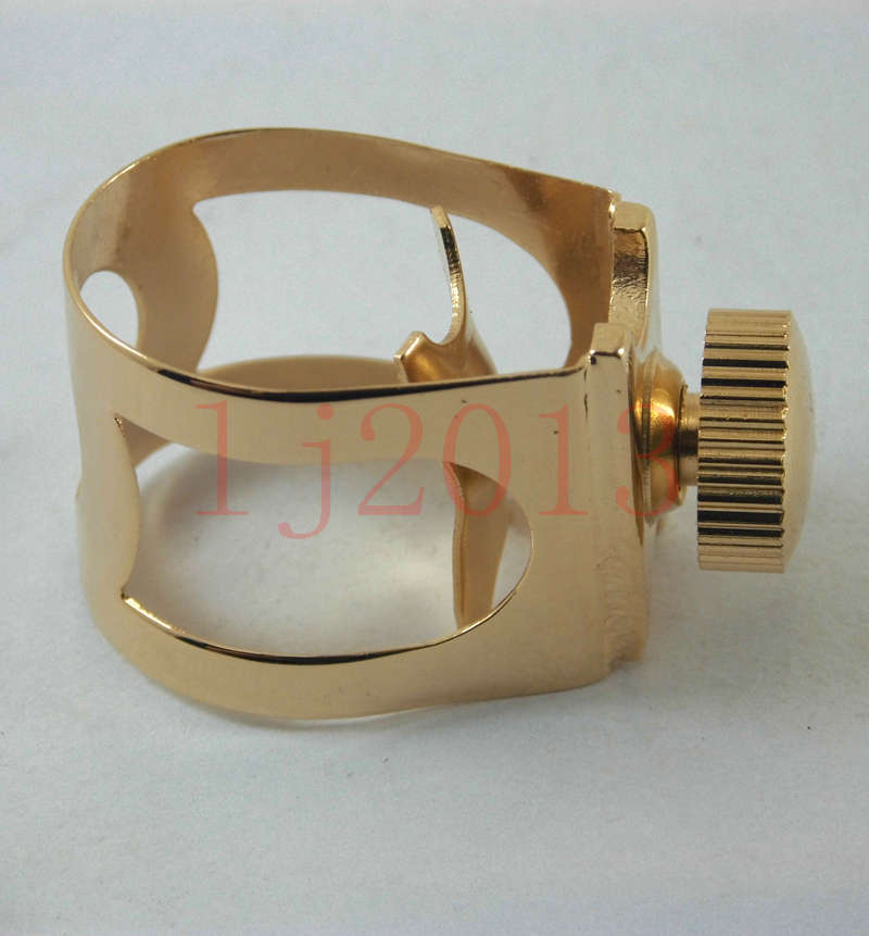 1 Uds. Partes de saxofón: perfecta y bonita ligadura de saxofón Alto abrazadera de cabeza de flauta de baquelita