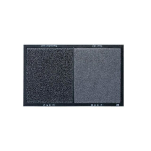Disinfecting Mat Sanitizing Floor Mat Entrance Mat Disinfection Doormat Entry Rug Disinfecting Door Mat Shoe Mat Home Hotel: Black and Grey