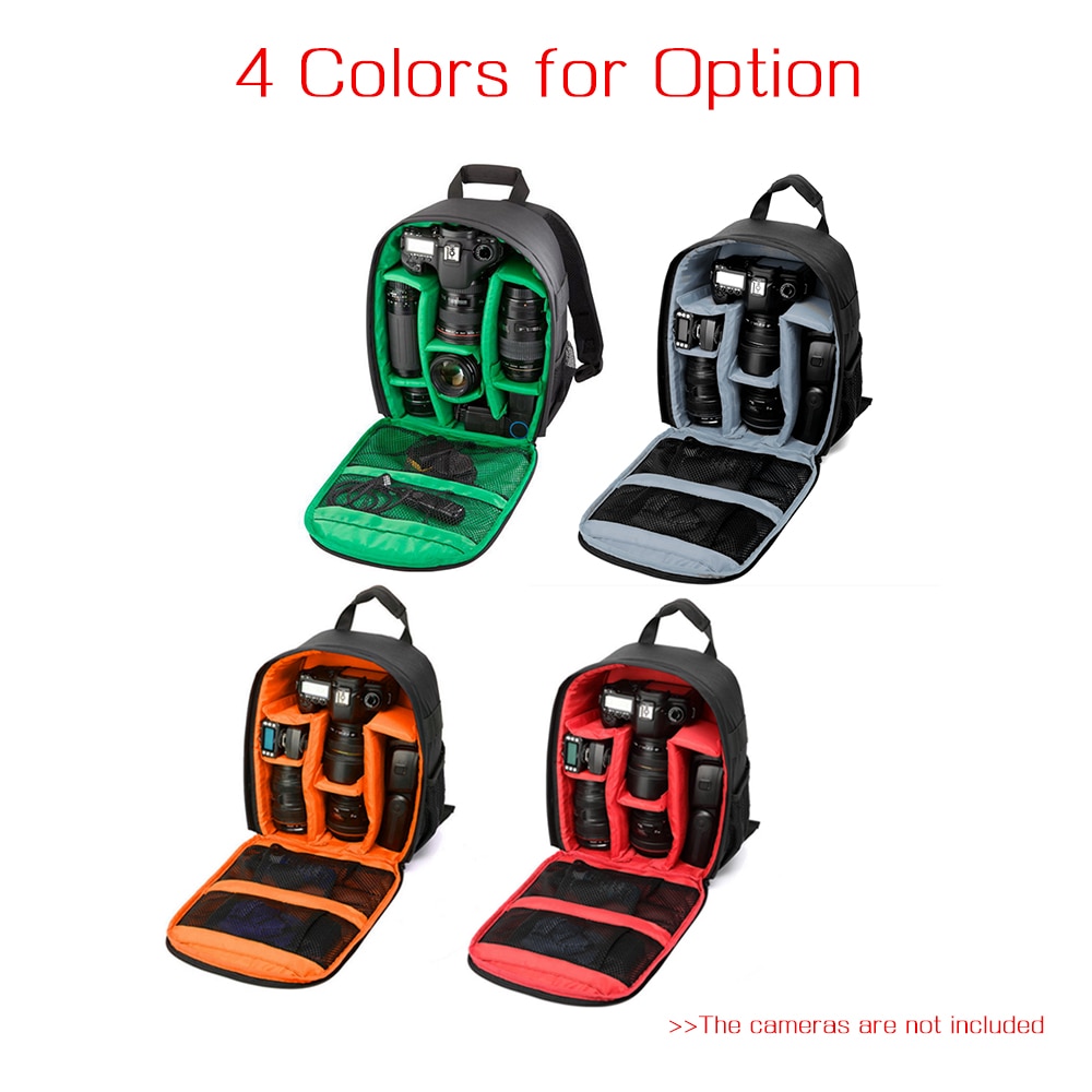 Andoer Multi-functional Camera Backpack Video Digital DSLR Bag Waterproof Outdoor Camera Bag Case for Nikon for Canon for sony