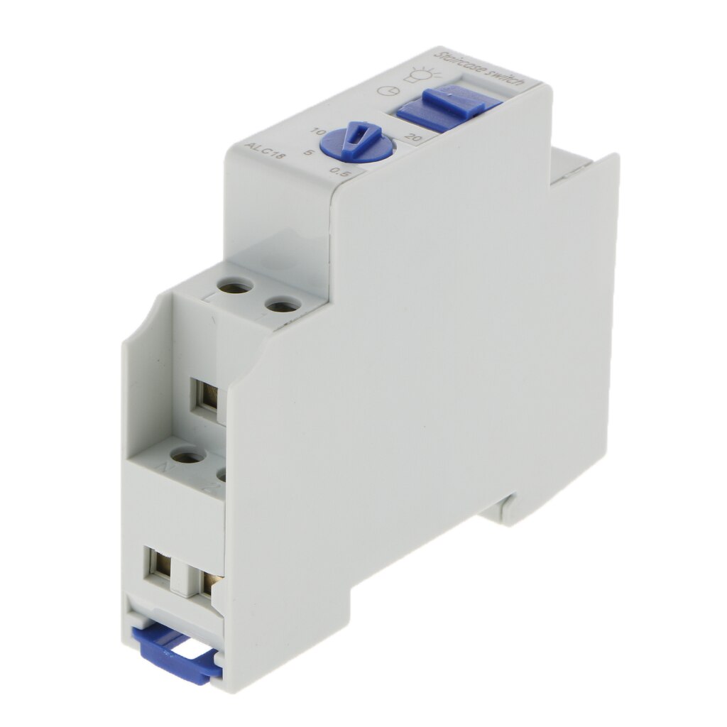 Stair Light Delay 16A AC 220-240V Timer Relay Normally Open Contact Adjustable Staircase Time Delay Switch