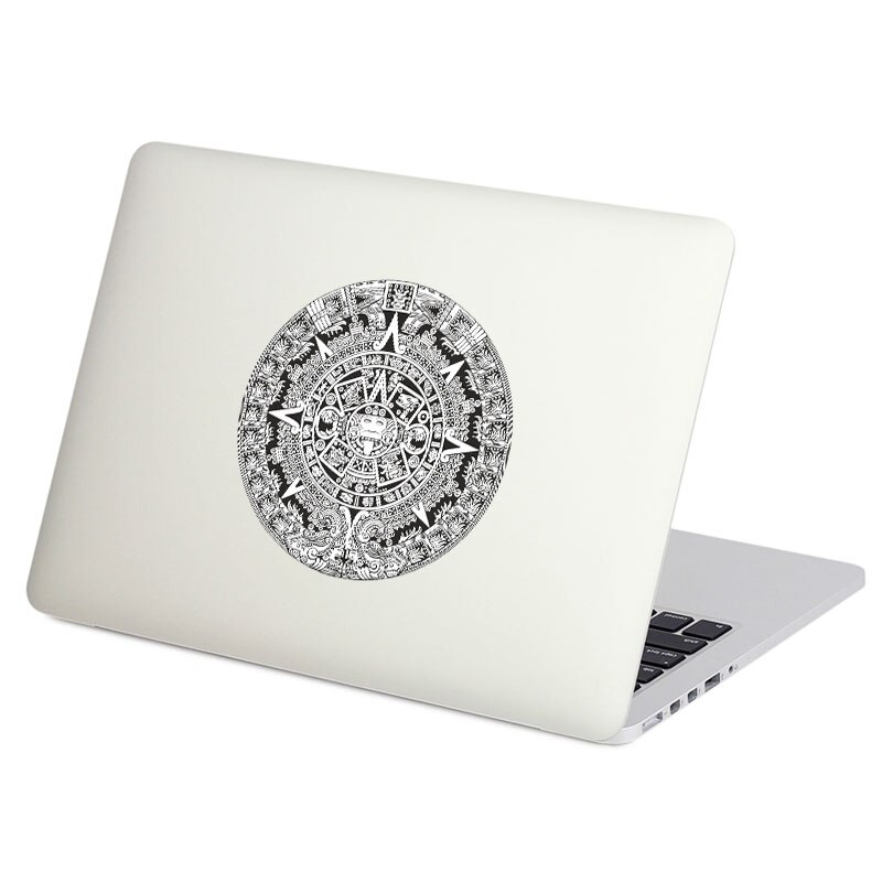 Maya Aztec Calendar Stone Laptop Sticker for Macbook Decal Pro 16" Air Retina 11 12 13 14 inch Mac Book 15" Notebook Skin Decor
