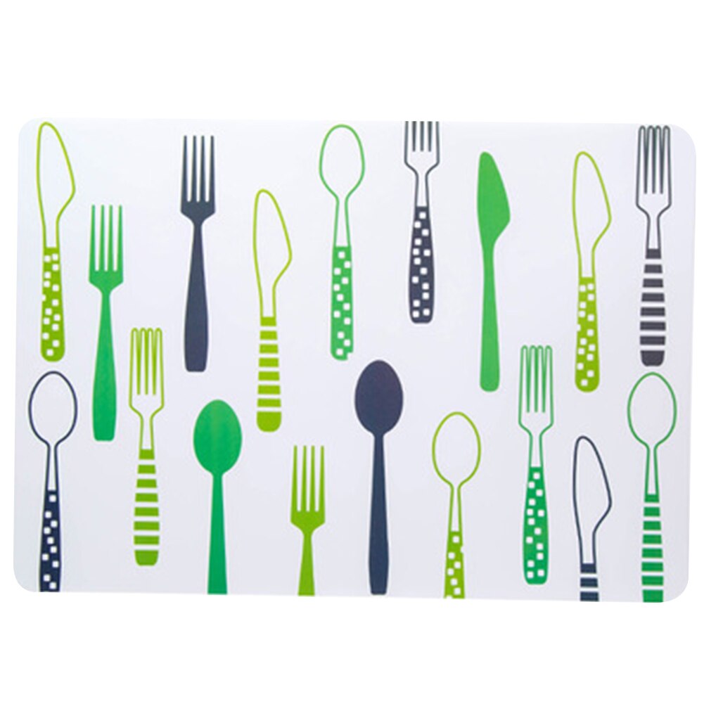 Table Mat Cartoon Pattern Waterproof Plastic Heat-proof Mat Place Mat Heat Insulation Mat Household Products: 2C