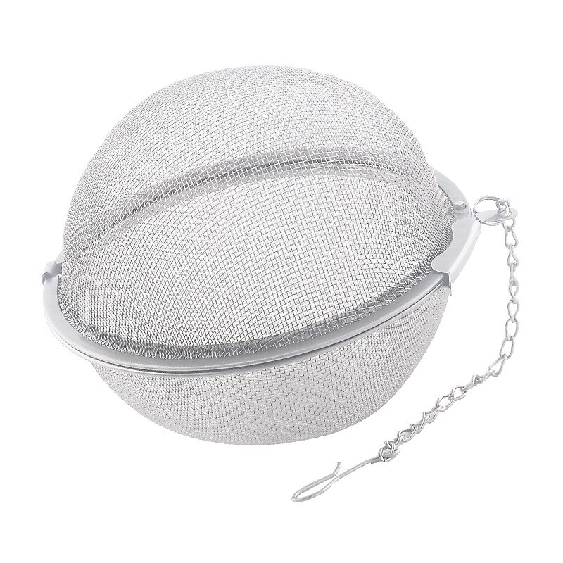 304 de acero inoxidable bola para especias halógeno Material bola sopa bolsa de té de bola Bloqueo de tesoro de sabor de especias