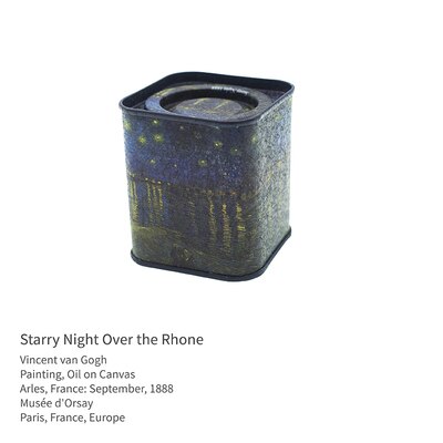 Retro Square Tin Can Empty Cube Tin Box Storage Container kit for Tea Coffee Herb Candy Chocolate Sugar Spices and Crafts: 9