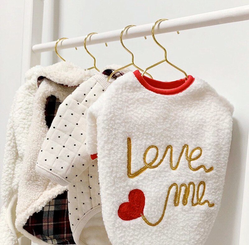 Jaar huisdier hondenkleding herfst winter warme katoenen jas met sjaal huisdierkleding chihuahua voor kleine middelgrote honden puppykleding