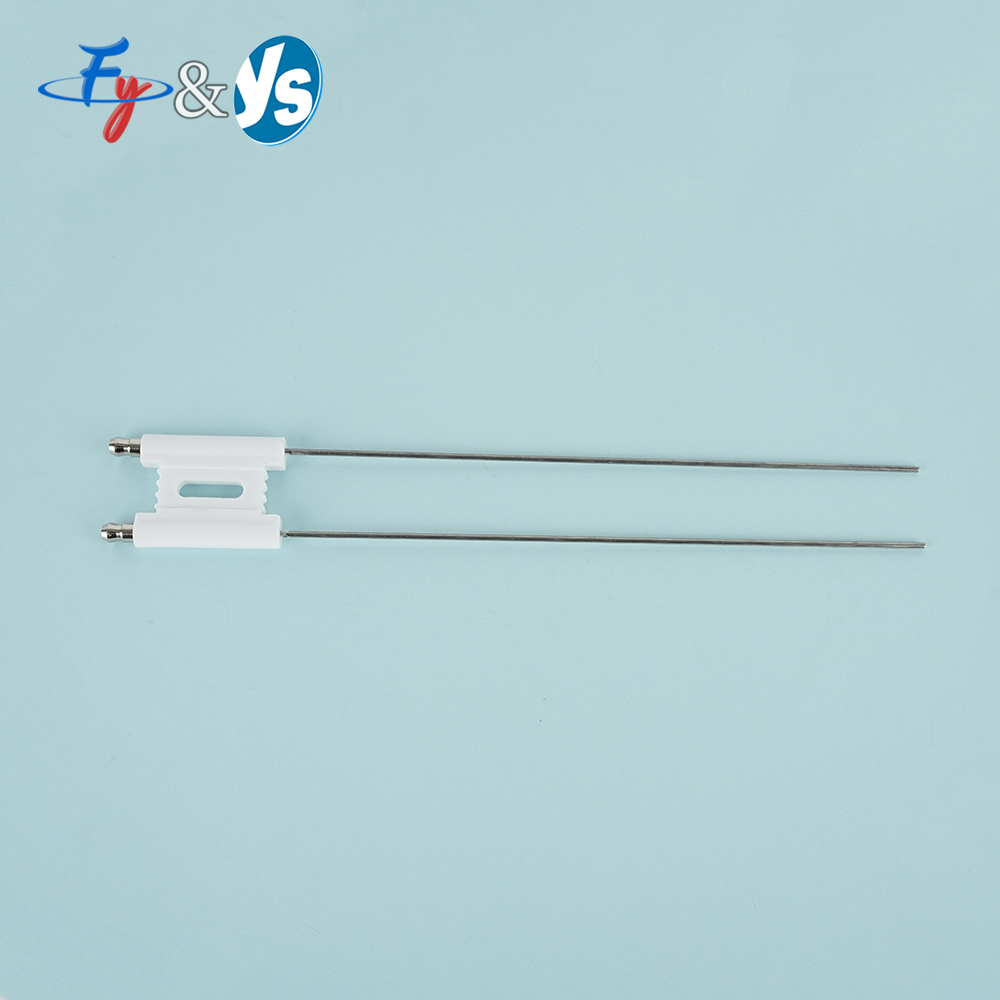 Universal H Type Ignition Electrodes For Oil Burner BT10 Ceramic Electrode Ignition Double Pin Siamese Ignition Pin Three Holes