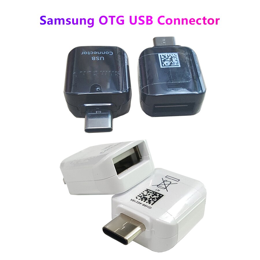 Type C OTG USB-C Adapter USB Connector for Samsung Galaxy Note10/9/8 A90/80/70/71/60/51/30/31 S20 S10 S9 S8 C7/C9pro A8/9s M30s