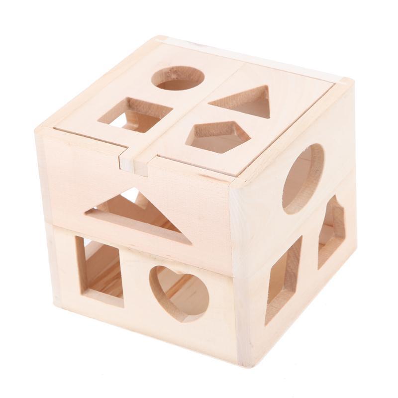 Educazione per bambini classificazione della forma cubo a 13 fori Smart Box sviluppo creativo bambini educazione prescolare regali giocattolo