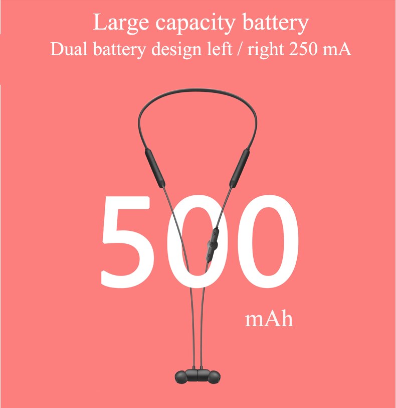 AEVYVKV Neckband Headphones - Wireless Bluetooth 5.0 - Waterproof IPX5 - 48h Playtime - with Mic