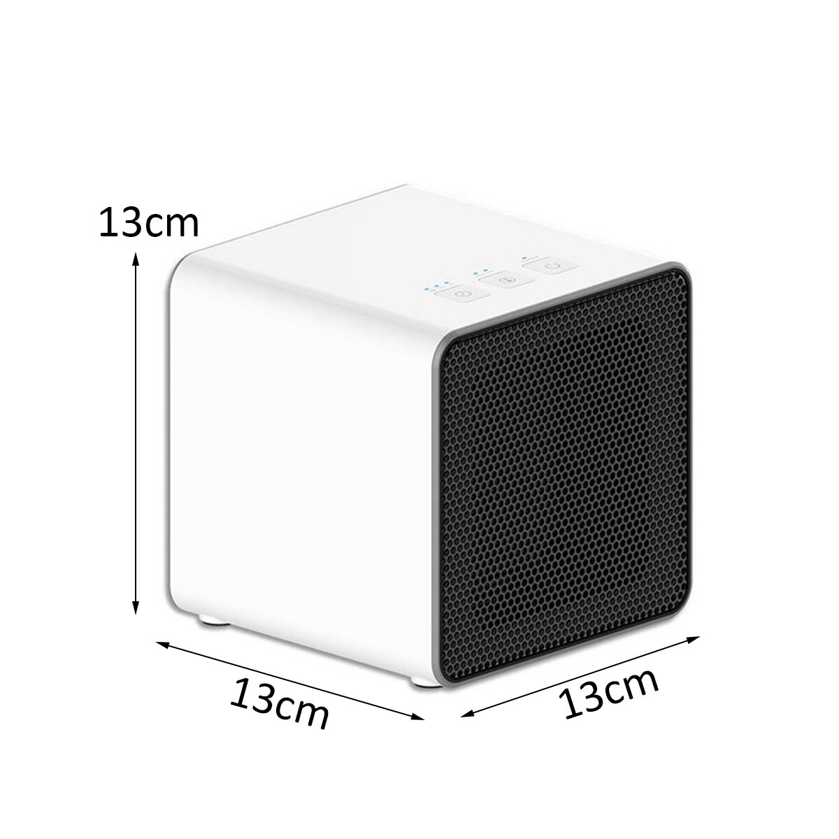 Fan Heater for Home 800W Mini Electric Heater Home Heating Electric Warm Air Fan Office Room Heaters Handy Air Fan Heater: Default Title