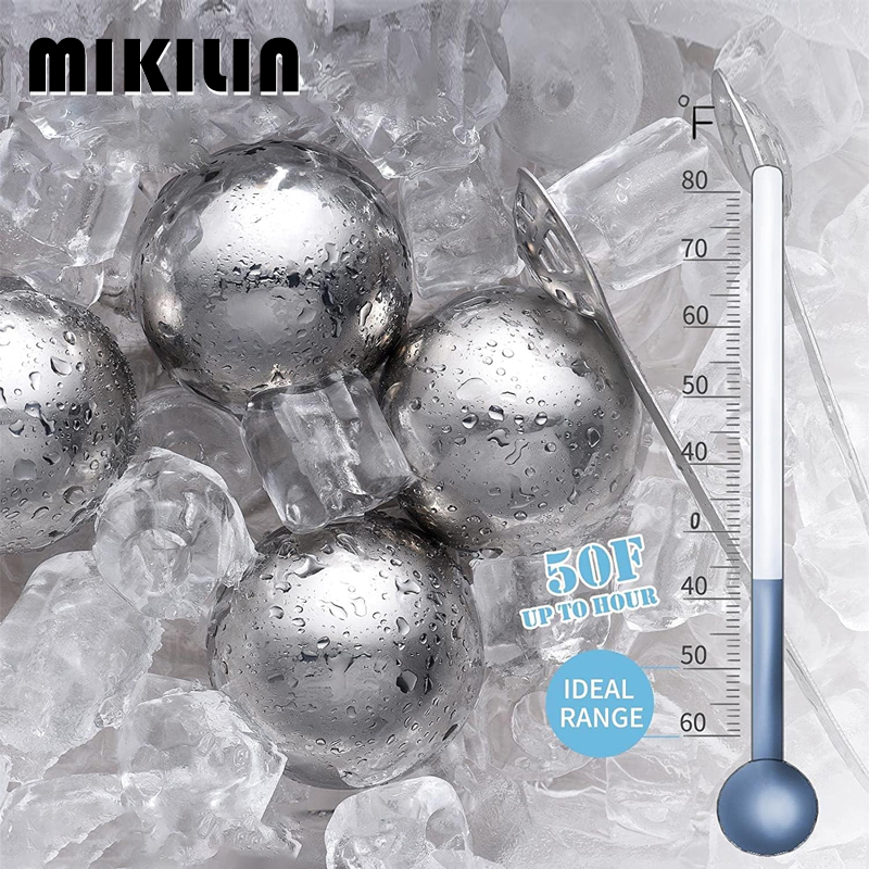 Zestaw kostek lodu ze stali nierdzewnej z szczypcami robić lodu, wielorazowe metalowe kostki robić Whisky, wina, koktajli, kostki chłodzące, akcesoria barowe.