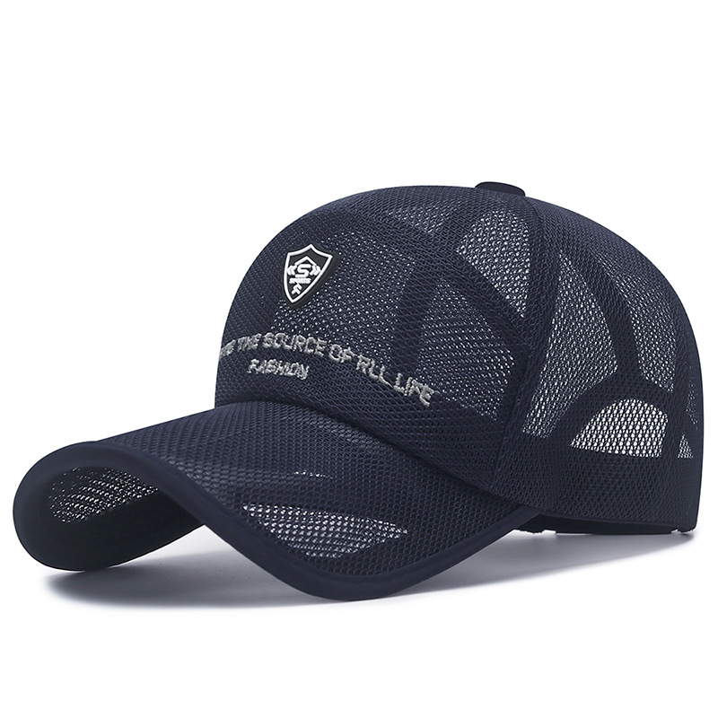 Sommar kvinnor män fiske mesh solhatt kepsar kvinnliga manliga svarta vita mesh utomhus sport basebollkepsar keps kvinnor män