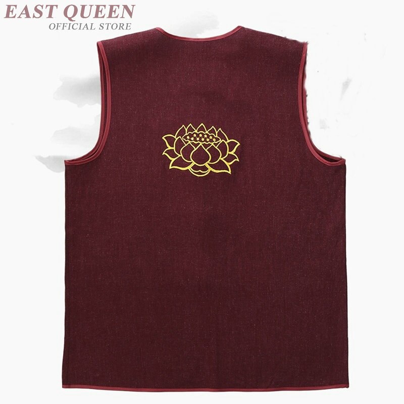 Buddhist munk kläder kläder kostym shaolin munk kläder buddhist munk kläder uniform meditation kläder  ff652