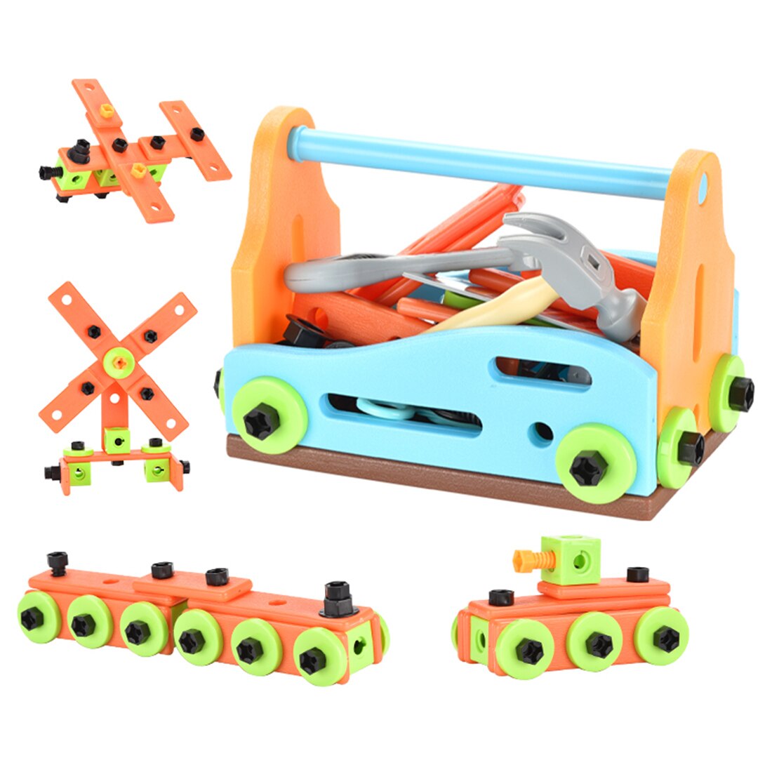 90pz Bambini Giochi Di Imitazione di Ingegneria di Simulazione di Assemblaggio Attrezzi Giocattolo per I Bambini Bambini Giocattoli Educativi Regalo Di Compleanno Di Natale