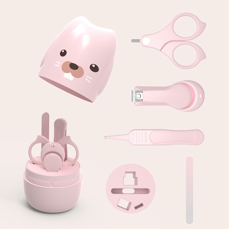 joli bébé soins des ongles ensemble enfant ciseaux pratique bébé coupe-ongles tondeuse pratique quotidien bébé ongles cisaillement Kit de manucure