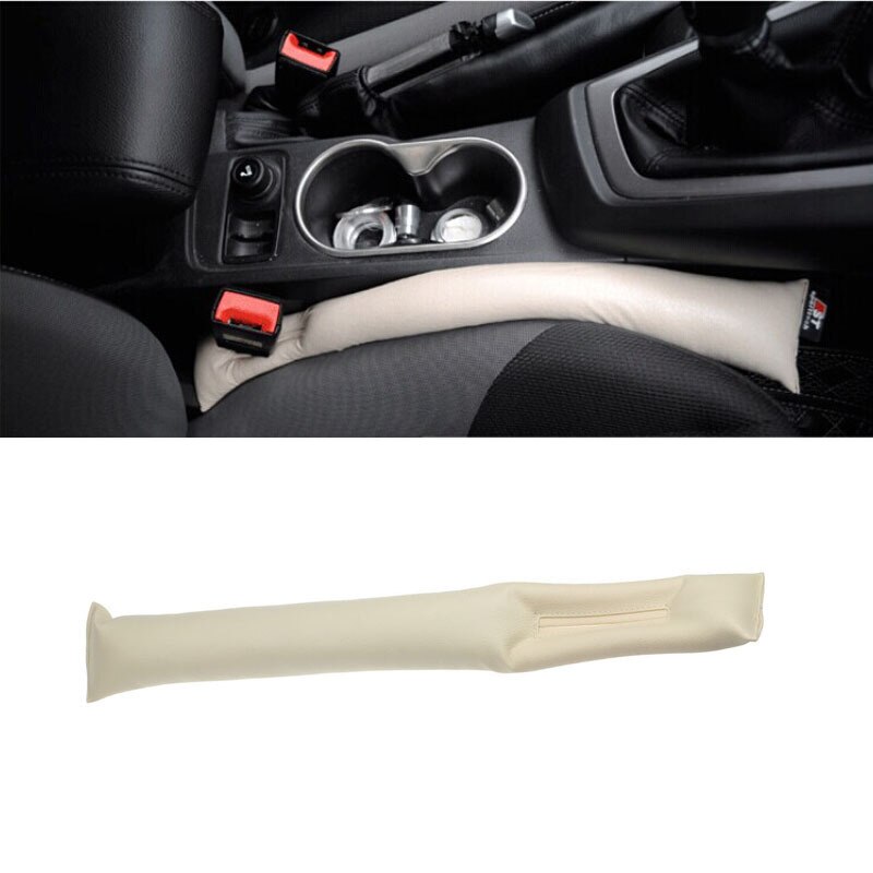 Bil interiør sete mellomrom pute fyllstoffer hylster avstandsstykke fyllstoff polstring beskyttelsesveske auto renere ren spor støpsel plugger bil-styling: Hvit