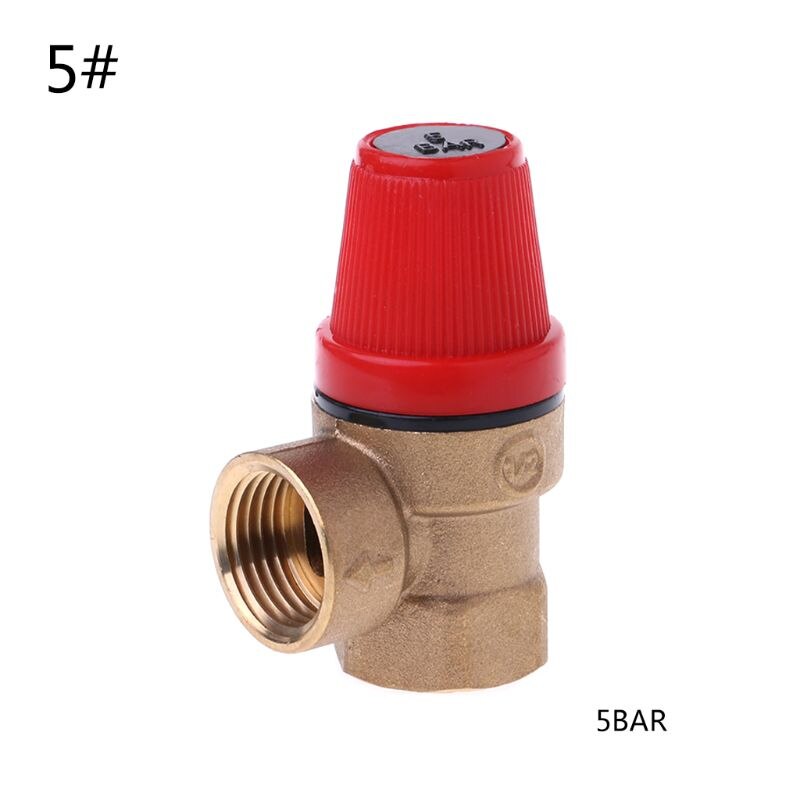 Brass Safety Valve Drain Relief Swithch For Solar Water Heater Double Inner Wire: 5