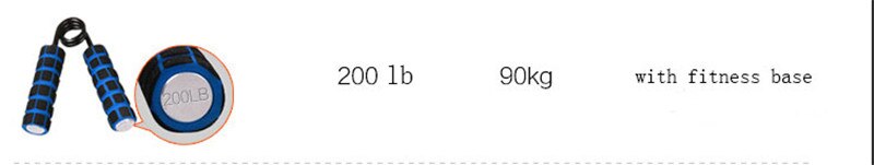 Een Type Gripper Hand Expander Hand Grip Gripper Carpaal Expander Hand Trainer Heavy Grip 100-200 Lbs 1Pc: Blauw