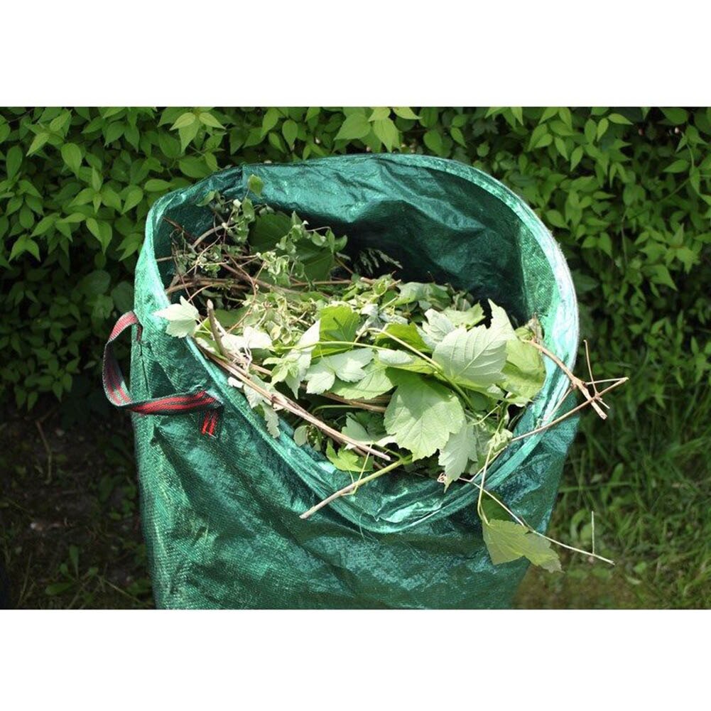 Newly 272L Garden Waste Bag Reuseable Leaf Grass Lawn Pool Gardening Bags VA88: Default Title
