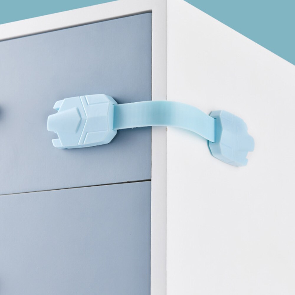 1pc Child Safety Locks for Refrigerators Drawer Door Baby Safe Protection From Children Lock Castle Security Blocker Padlock