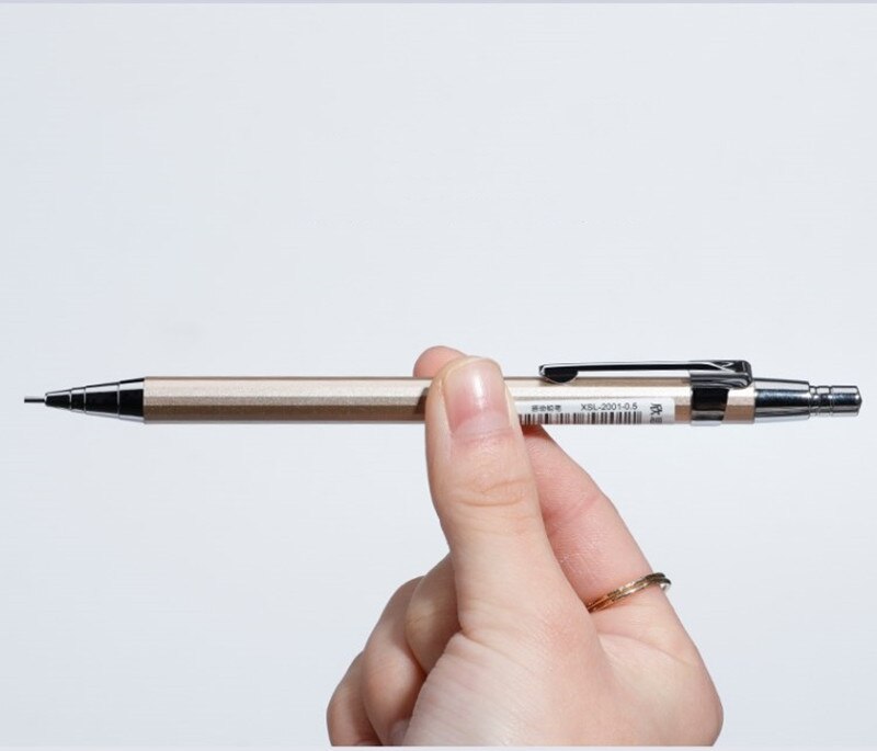 0.5/0.7MM Mechanical Pencil Set Mechanical Pencil Metal Pencil Push mechanical pencil 0.5 school supplies pencils mechanical