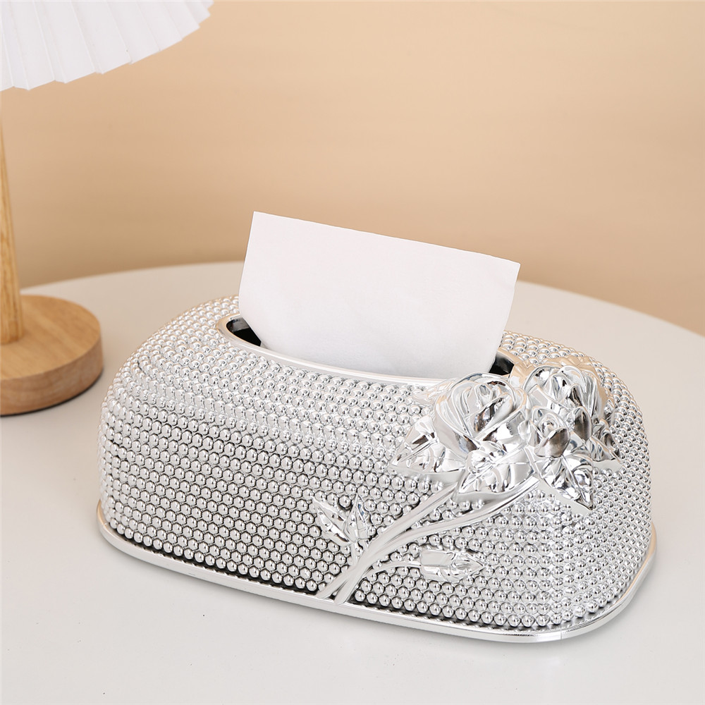 European style acrylic tissue box household kitchen storage box tissue box cafe hotel bar napkin box