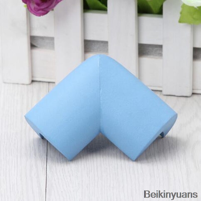 2018 4 szt. W kształcie litery L poszerzone zabezpieczenie przed kolizją ochraniacz narożny zabezpieczenie przed dziećmi kąt bezpieczeństwa ochrona krawędzi kąt: niebieski