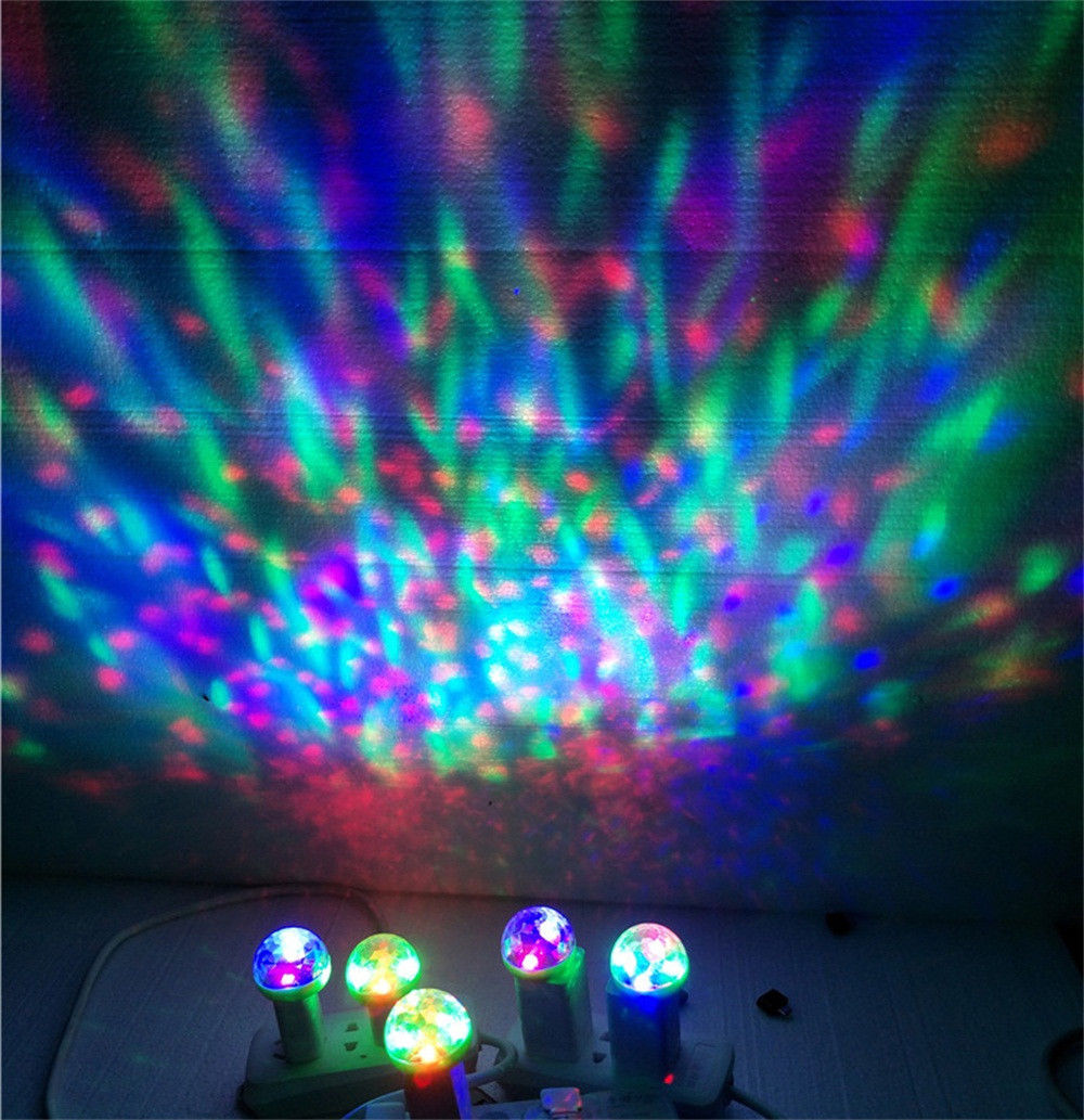 Mini Usb Disco Licht Led Lichten Draagbare Crystal Magic Ball Kleurrijke Effect Stage Lamp Voor Thuis Party Karaoke Decoratie