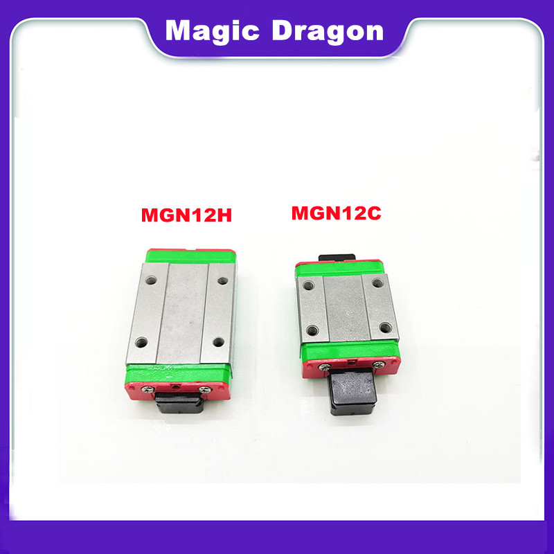 MGN12H MGN12C Blok Voor MGN12 12Mm Lineaire Gids 12Mm Lineaire Rail Manier Lange Lineaire Vervoer Voor cnc Xyz Axis