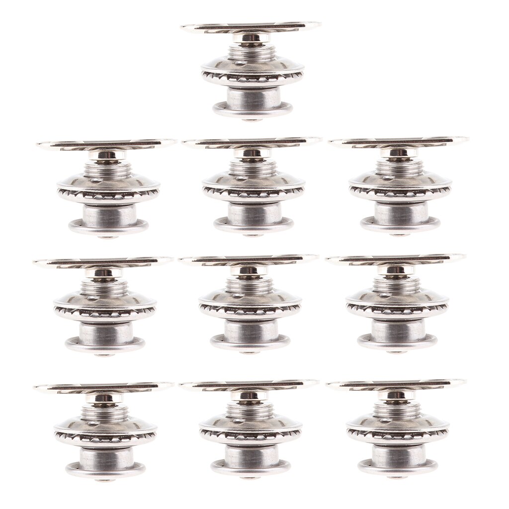 10pcs Boat Canvas Snap Canvas Turn Button Twist Lock 316 Stainless Steel
