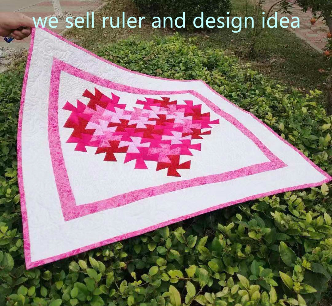 Twist 'n Stitch Pinwheel Block Ruler #HM-775 patchwork ruler quilting ruler quilter's ruler