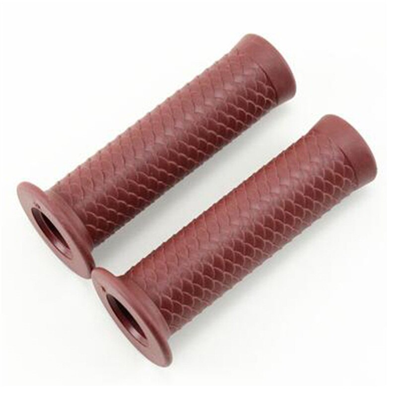 Guidon de moto universel, accessoires rétro de 22MM, pièces de moto pour kawasaki honda suzuki benelli yamaha Harley moto grip: 2 brown