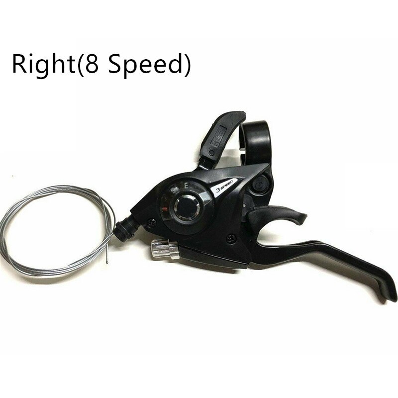 1 paar ST-EF51 getriebe Schalthebel/bremshebel 3x7,8 geschwindigkeit oder einstellen schwarz v-bremse für shimano mountainbike Schalthebel Fahrrad Lenker: Rechts(8 Geschwindigkeit)