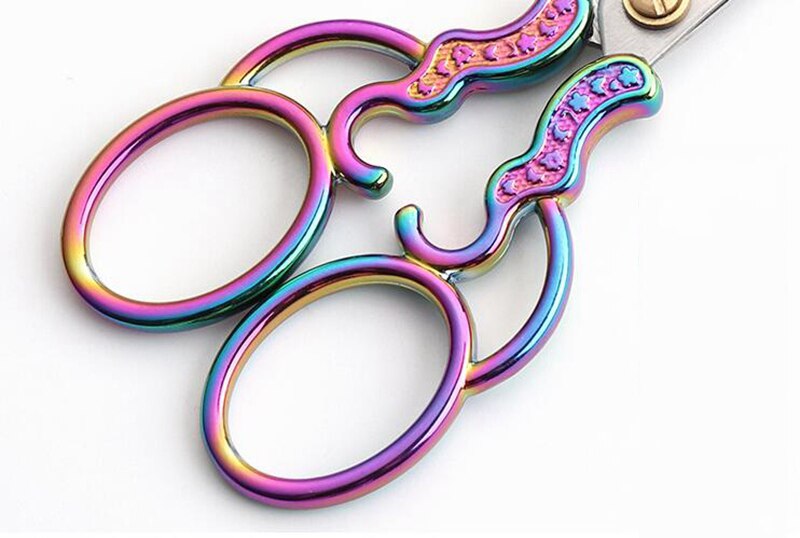 Tijeras de corte Retro Para Sastre, accesorios de punto de cruz, decoración de joyería hecha a mano