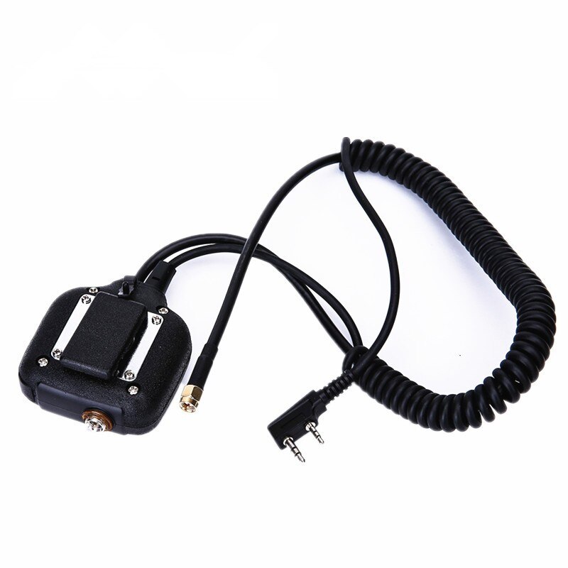 Original WOUXUN Handheld Speaker Mic witth a Adapter for WOUXUN Walkie Talkie KG-UVD1P KG-UV6D KG-UV8D KG-UV9D Plus Radio
