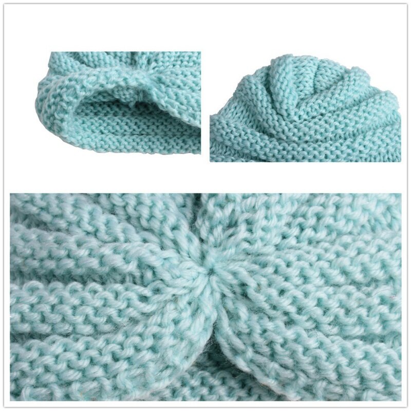 Cappelli di inverno Dei Ragazzi Delle Ragazze Dei Bambini Del Crochet Sciarpa Calda Set Infantile Cartton Sveglio Cappello