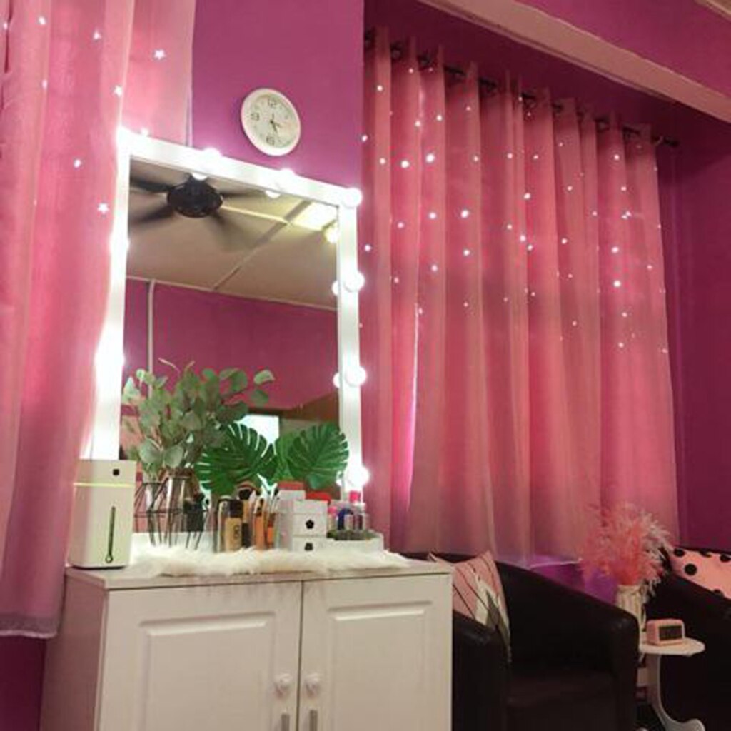 10x Style LED Vanity Lights Dimmable Makeup Fitting Dressing Mirror Lighting Light Bulbs Lamp USB Adapter Kits