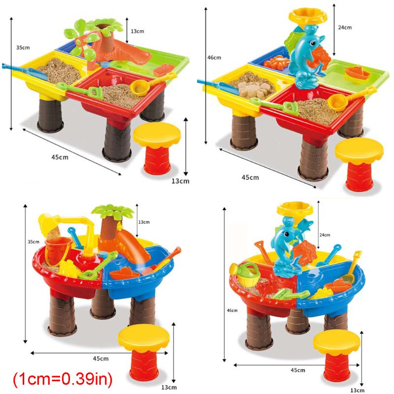 Kinderen Zand En Water Spelen Tafel Tuin Zandbak Play Set Outdoor Zee Strand Speelgoed