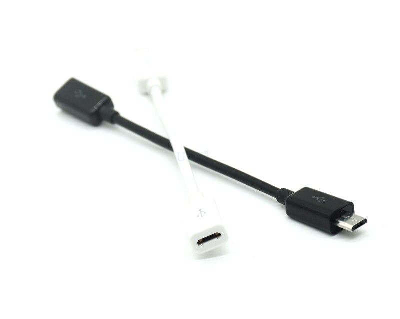10cm Micro USB Female to Micro USB Male F/M Extension Extender Date Charging Short OTG Cable Black 20CM 50CM 10CM 1m 1.5m 2m