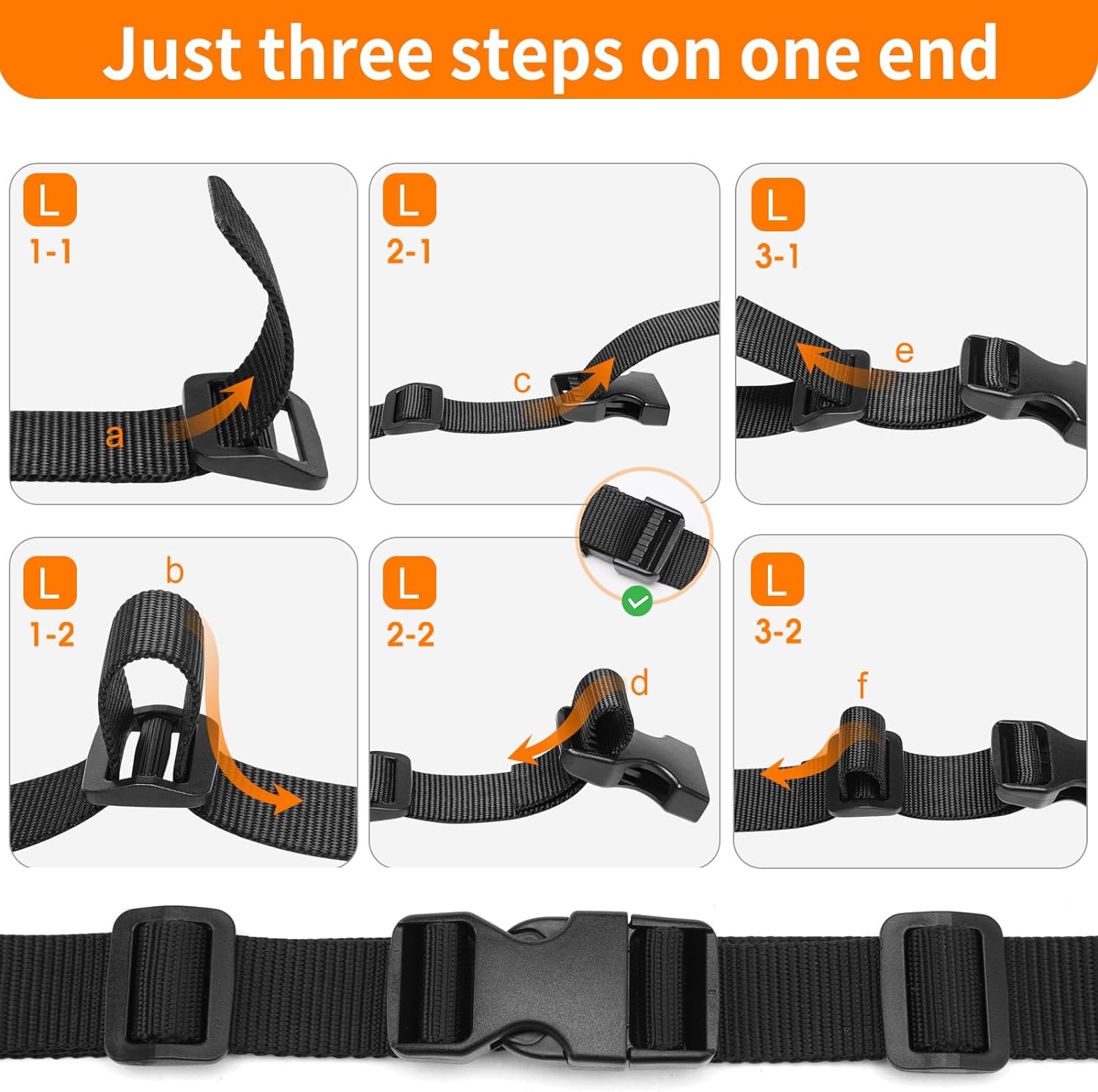 1 set 20mm 25mm 30mm 38mm 50mm Plastic Slider Adjustable Rectangle Ring Belt Loop Curved Side Release Buckles For Paracord