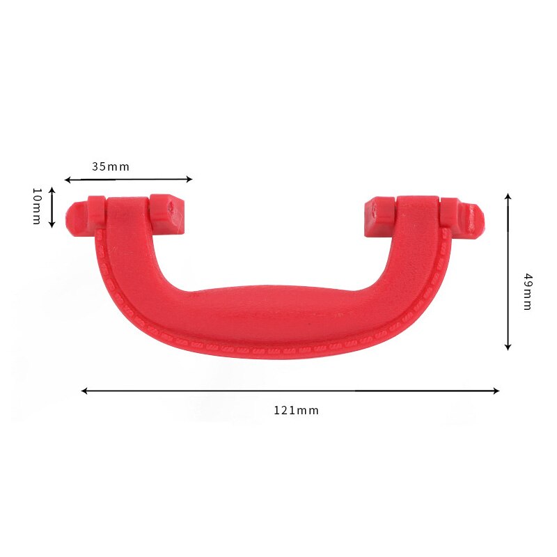 Boog Doos Handvat Tool Handvat Retro Plastic Koffer Houder Meubels Hardware Antieke Handvat: Type B