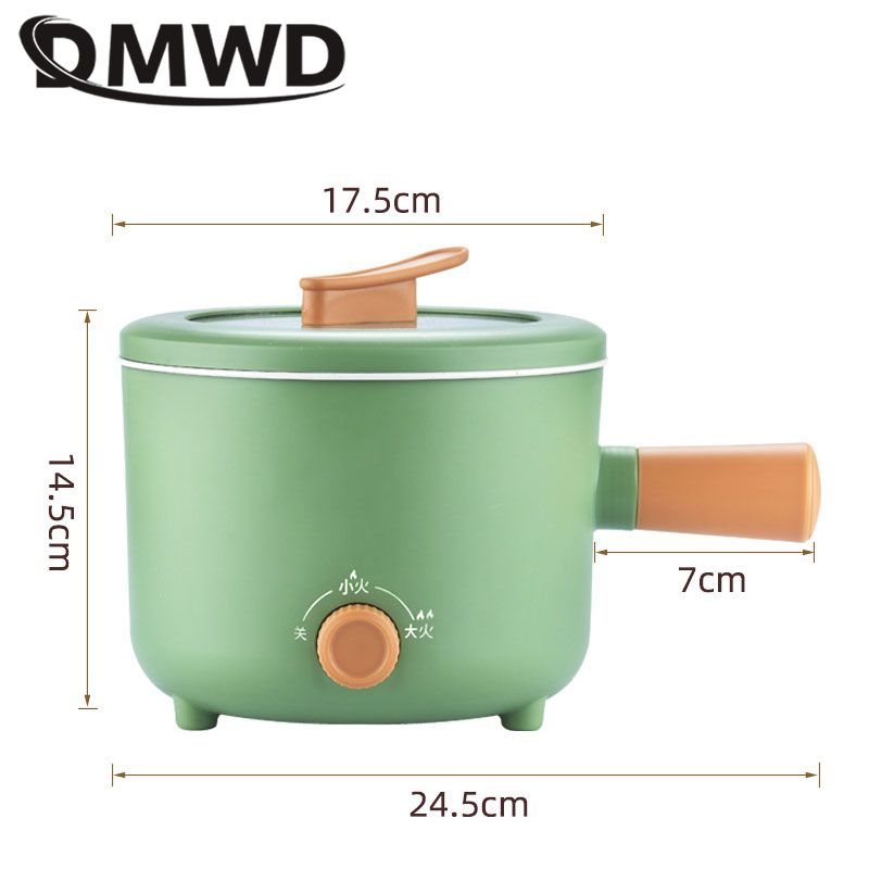 Multifunction Cooking pot 1.8L Rice cooker Non-stick pan Household Electric Skillet Hotpot noodles Egg boiler Food steamer 110V