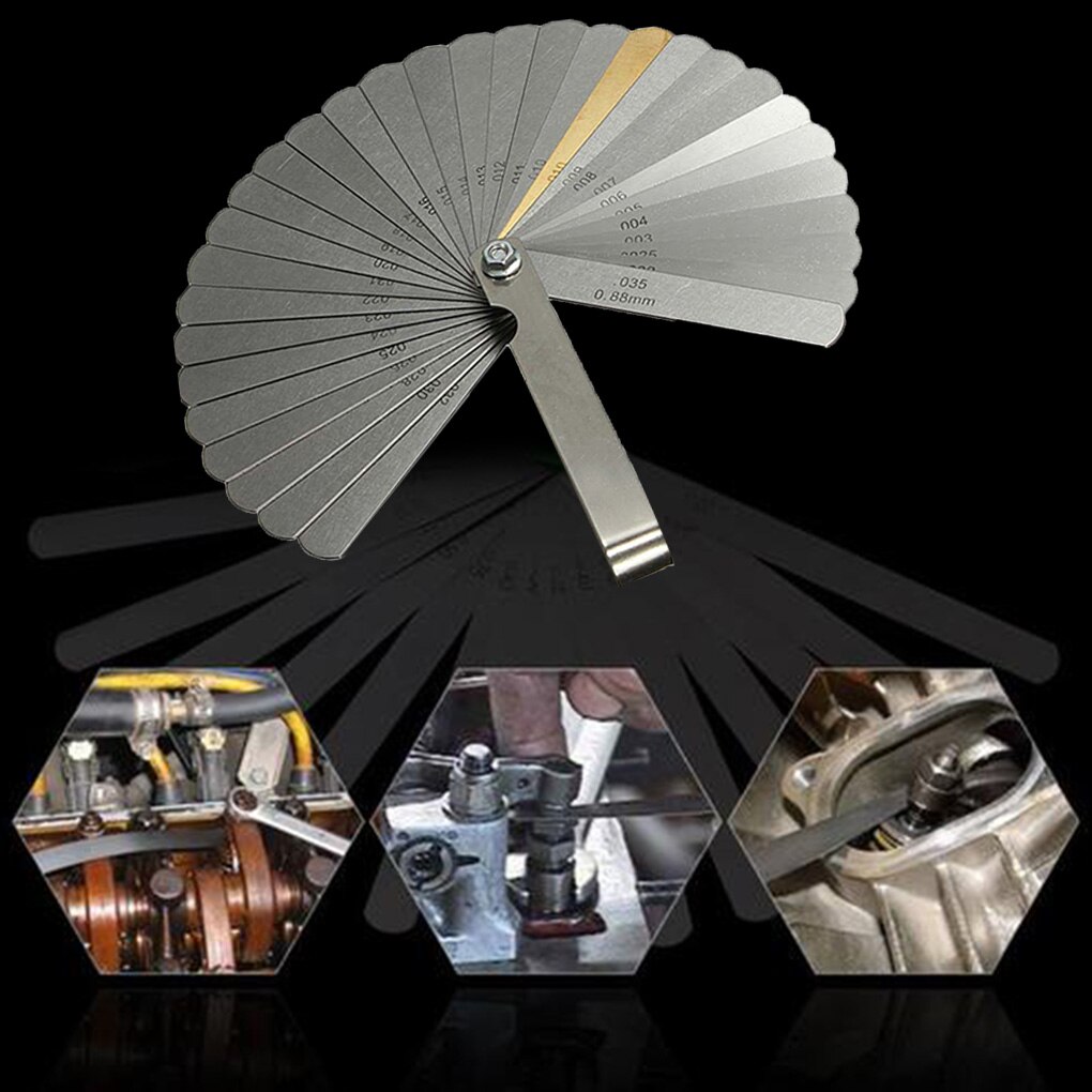 32pcs Range Finder Feeler Gauge Valve Stainless St... Grandado